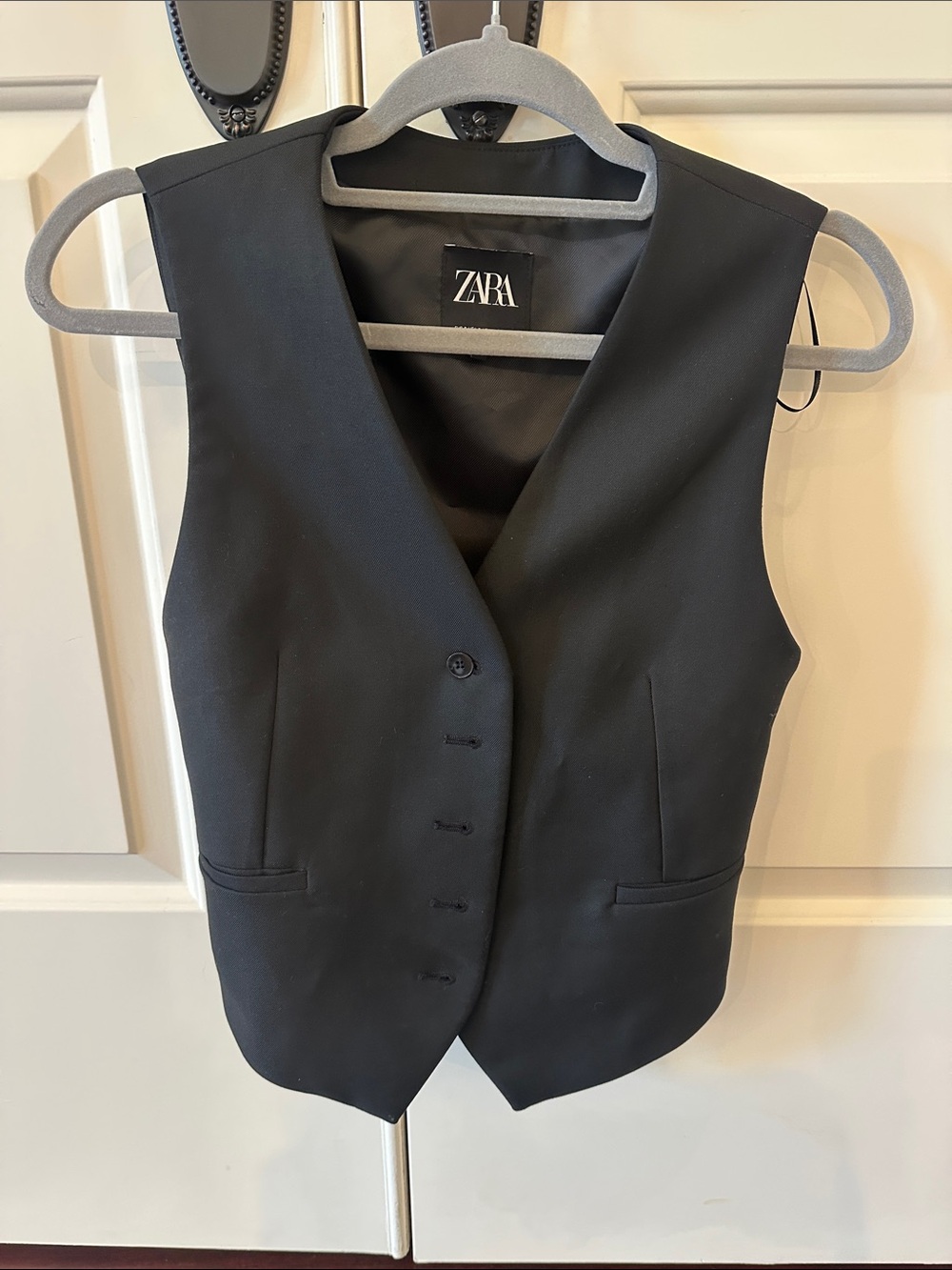 ZARA Black Women's Tailored Vest